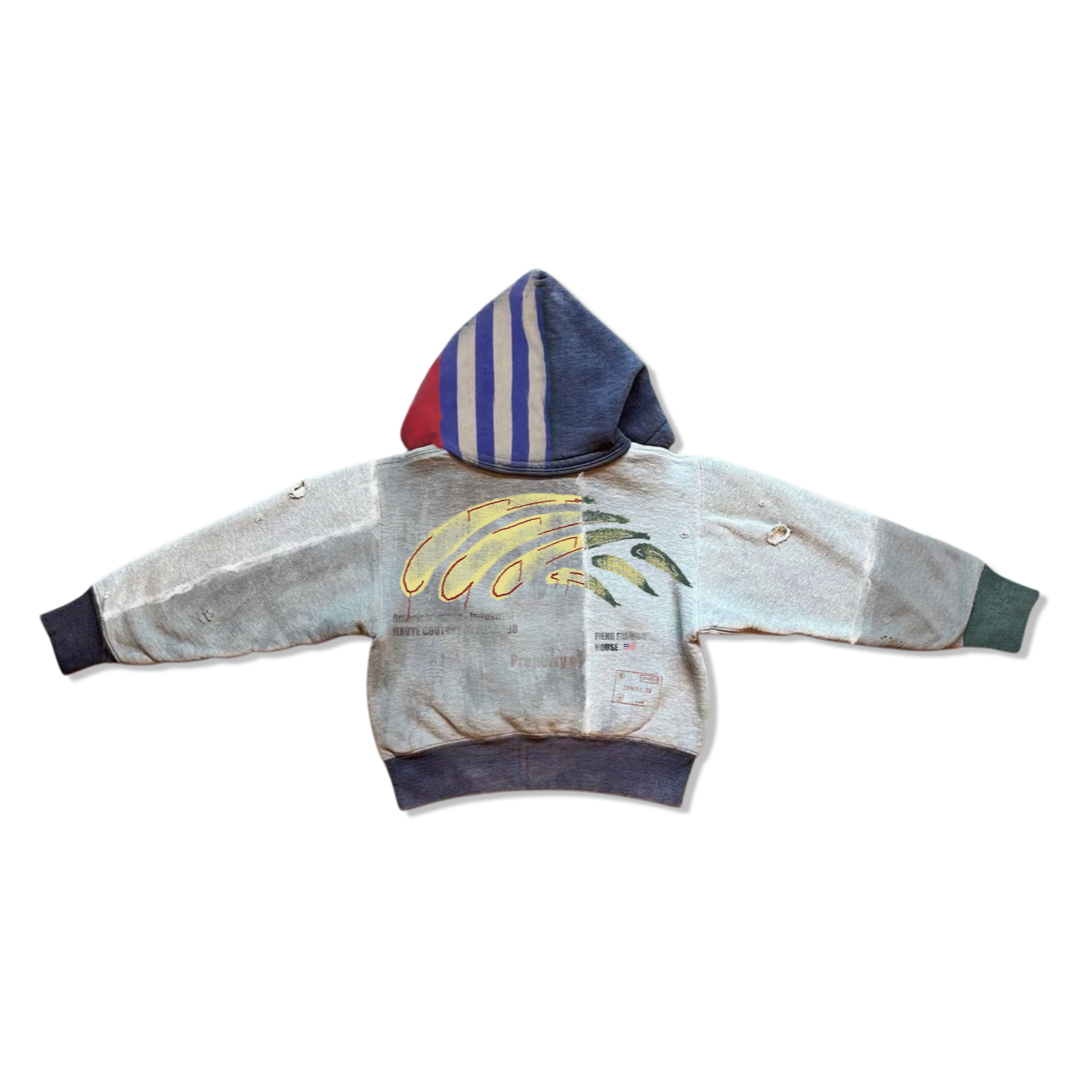 VINTAGE COLOR BLOCK HOODIE